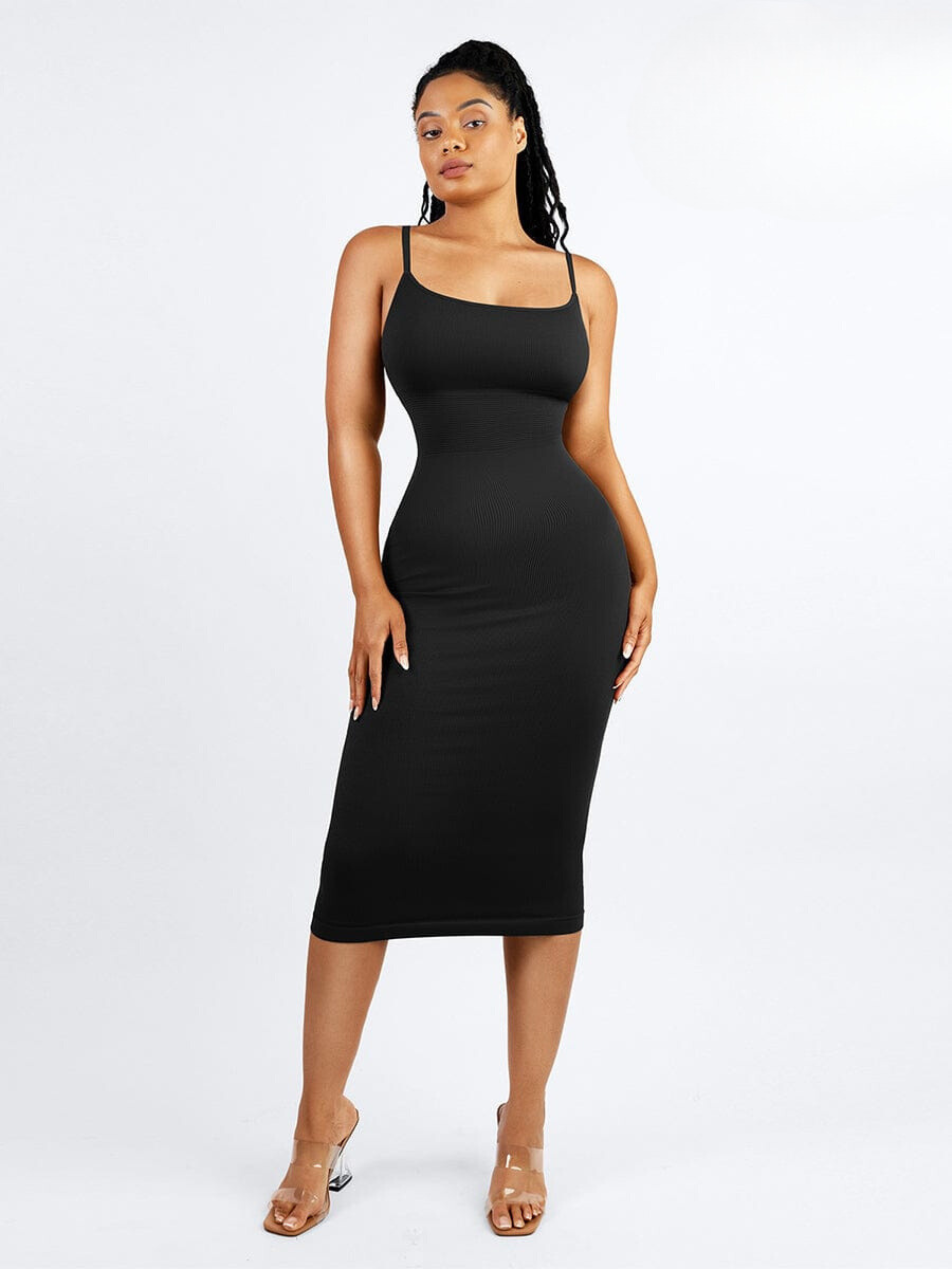 Seamless 360° Waist Control Midi Shaping Dress