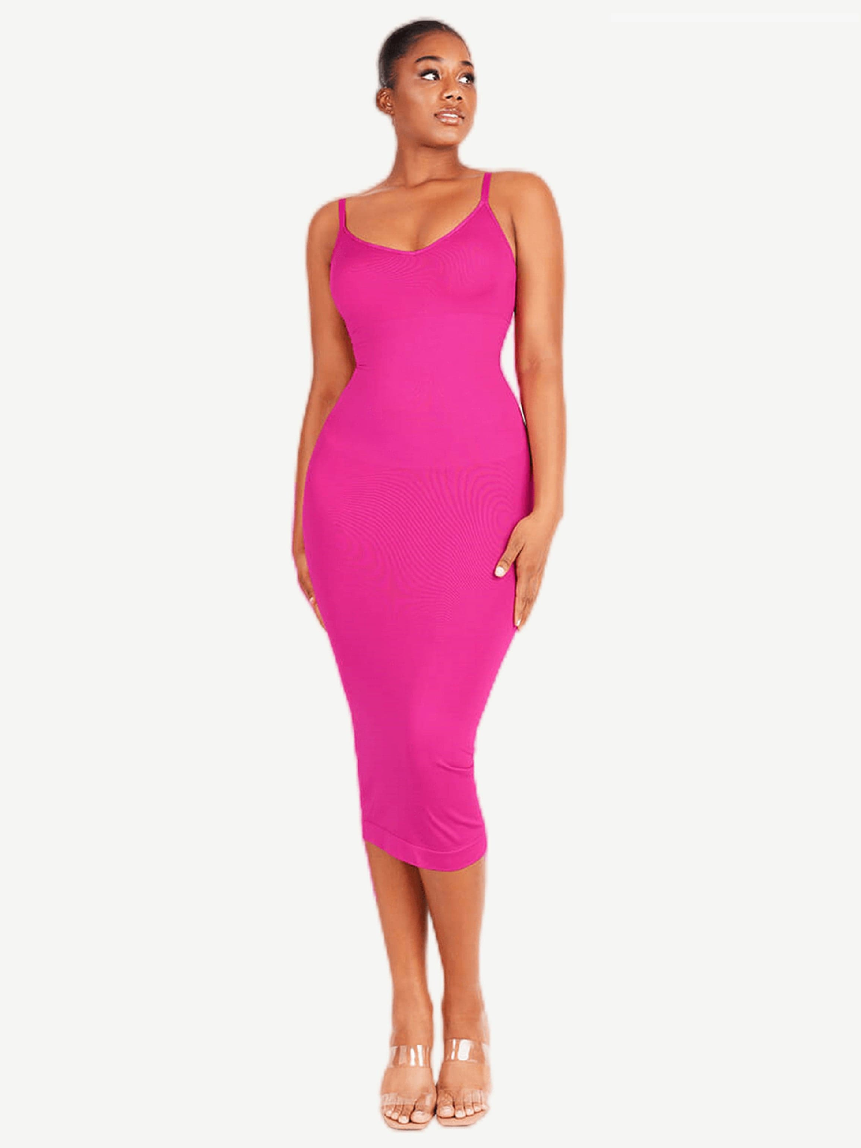 Seamless V-Neck Body Sculpting Dress